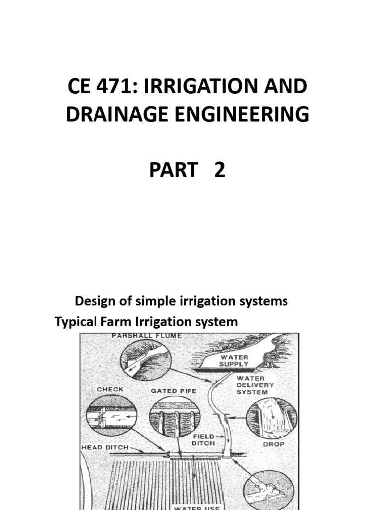 Irrigation System Design Essentials | PDF | Spillway | Reservoir