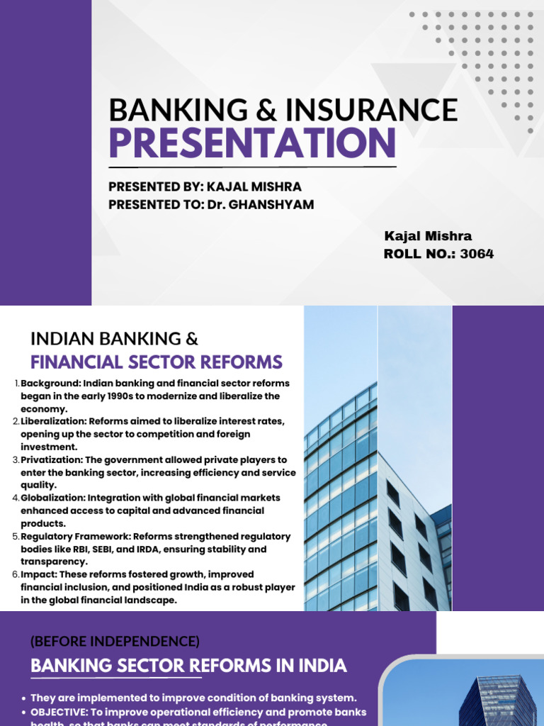 Indian Banking Sector Reforms Overview | PDF | Banks | Reserve Bank Of ...