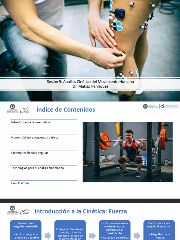 Análisis Cinético del Movimiento Humano | PDF | Fuerza | Las leyes del ...