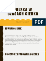Polska W Czasach Gierka
