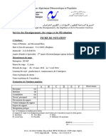 Fiche de Notation