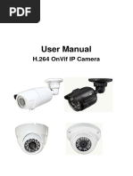 User Manual H.264 OnVif IP Camera DOMO