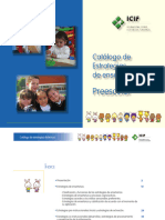 Catálogo de Estrategias Preescolar