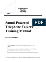 NAVEDTRA 14232 Sound-Powered Telephone Talkers' Manual