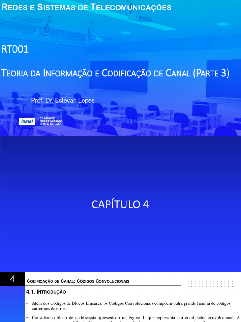 Códigos Convolucionais em Codificação de Canal | PDF | Mordeu ...