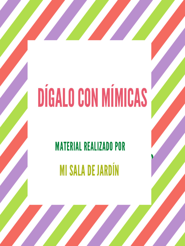 Dígalo Con Mímicas | PDF