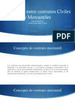 Distinción Entre Contratos Civiles y Mercantiles