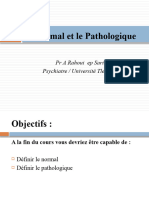 Le Normal Et Le Pathologique 1 Annee