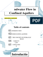 Groundwater Flow in Confined Aquifer Group3 Hydrology