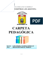 Carpeta Pedagógica 2023 - Ie Republica de Argentina