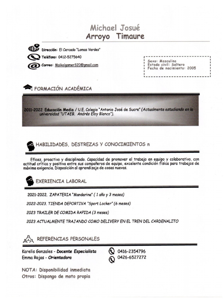 Resumen Curricular PDF - 1716611460