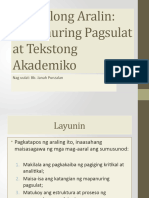 Ika-Tatlong Aralin: Mapanuring Pagsulat at Tekstong Akademiko