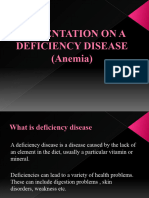 Deficiency Disease-Anemia