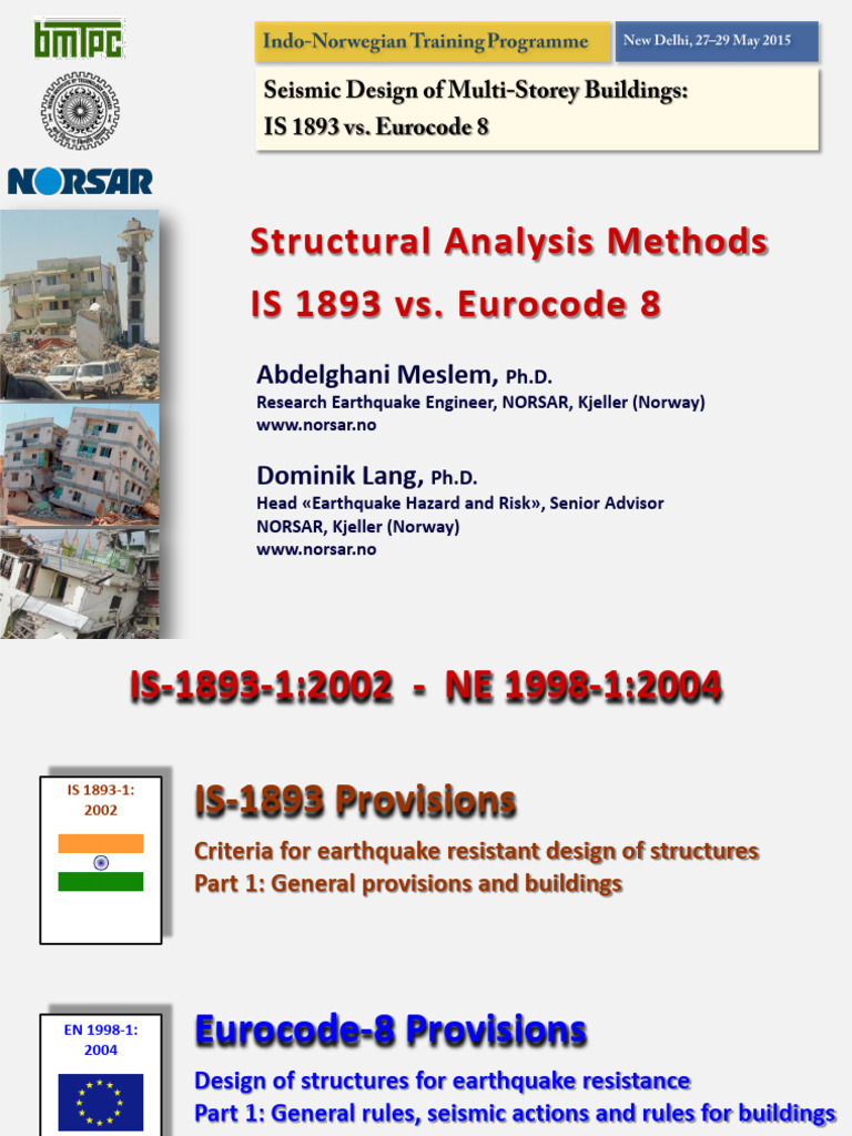 P8 - AM - Structural Analyis Methods | PDF | Earthquake Engineering ...