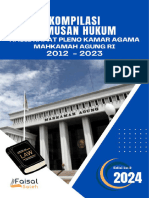 Kompilasi Rumusan Hukum Kamar Agama MA 2024 - Edisi 2