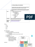 Surgical History Taking and Examination