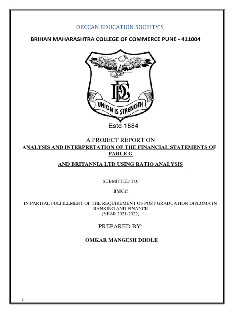 Financial Analysis Final Project Pdf Business Economics Business