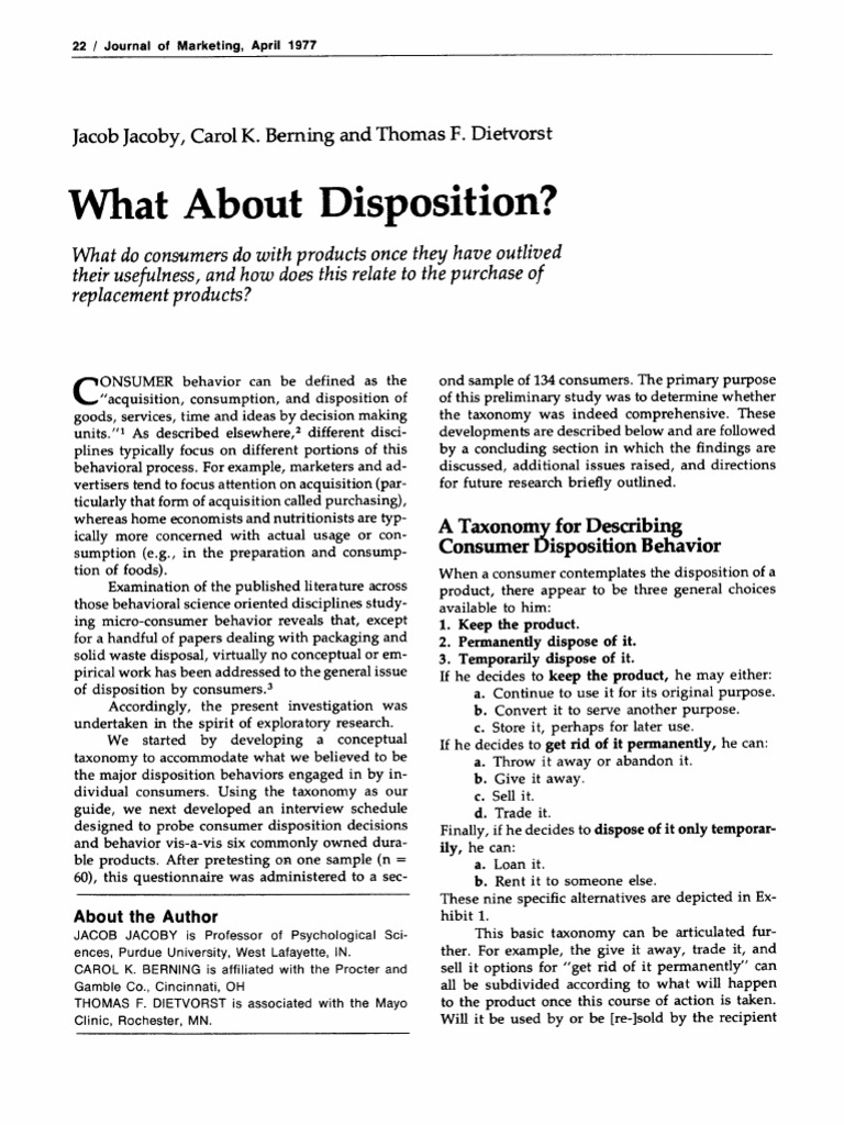 Jacoby 1977 | PDF