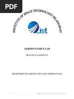 Subsonic Aerodynamics Lab Manuals