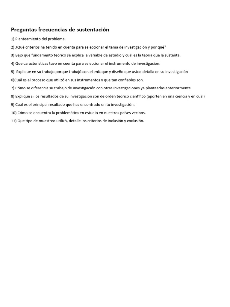 Preguntas Frecuentes sobre Investigación | PDF