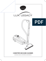 Lux Legacy Vacuum Cleaner Manual