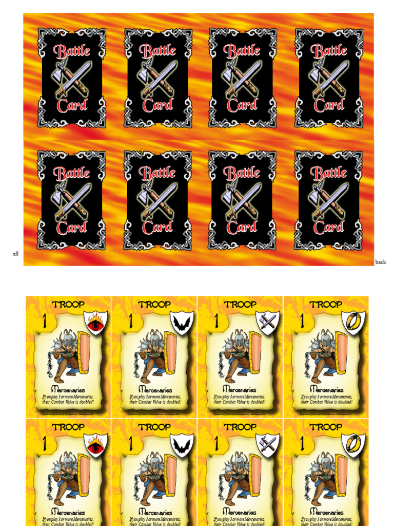 Ringmaster 10 - ENG - Battle Cards | PDF | Military | Warfare