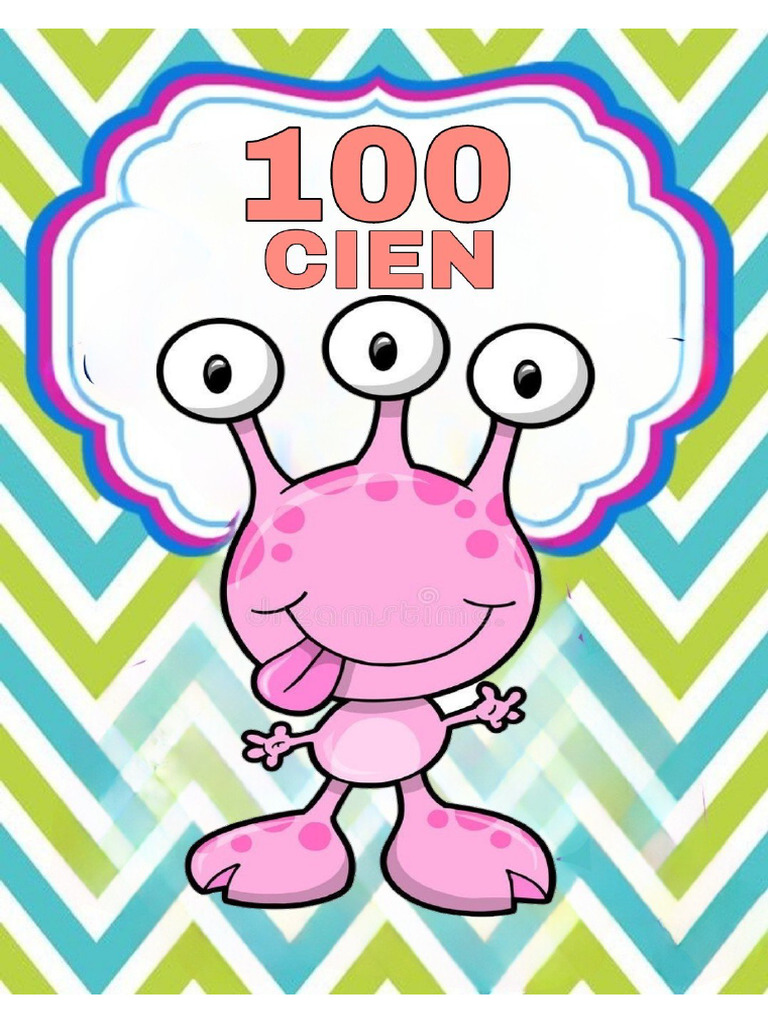 Números Del 100 Al 1000 Monstruos | PDF