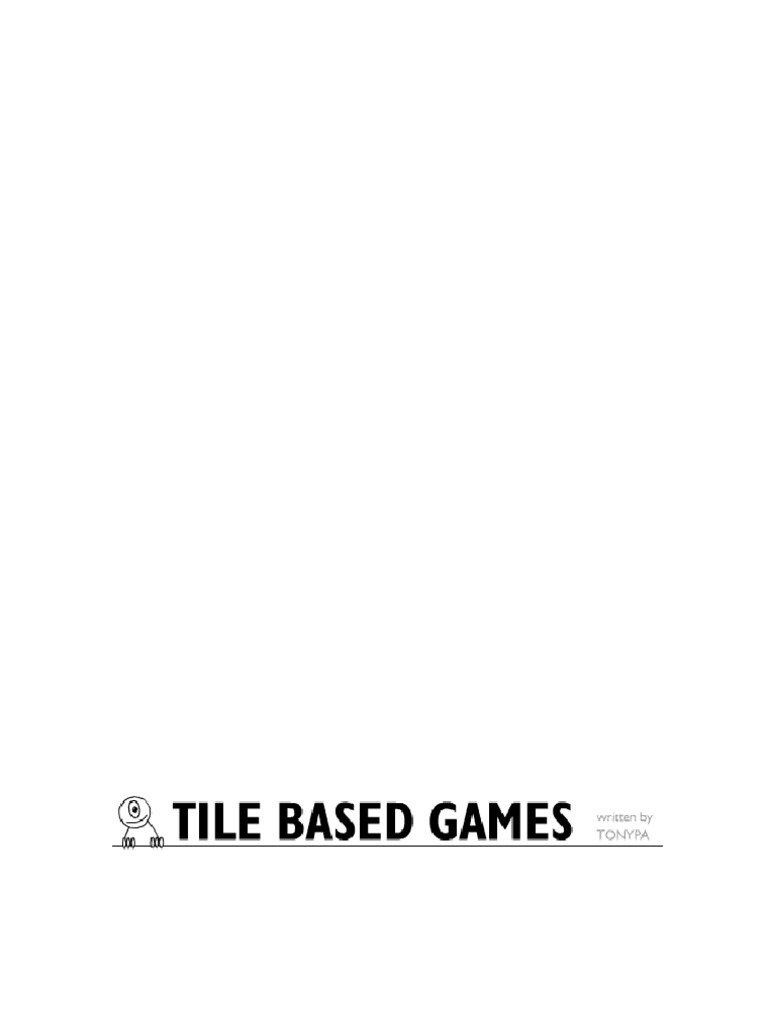 Tile Based Games PDF Array Data Structure Adobe Flash