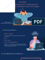 CESQT - Cuestinario para La Evaluación Del Síndrome de Burnout