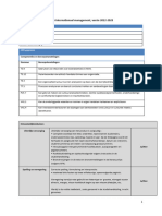 Beoordelingsformulier - Internationaal Management - Rubrics - 2022 - 2023