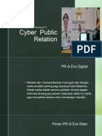 Cyber PR Minggu II
