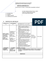 Modelo de Sesion de Aprendizaje - Ciclones