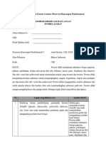 Lampiran 4. LK 3 Contoh Format Lembar Observasi Rancangan Pembelajaran