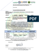 Oficio Mulitiple #016-2024 I Acción Formativa Presencial Sobre Planificación Curricular