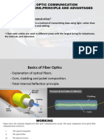 Fiber Optic Communication System:Working, Principle and Advantages