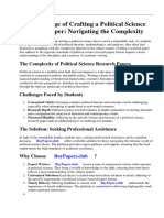 Political Science Research Paper Format