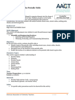 Activity Organizingtheperiodictable