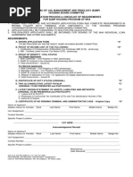 Housing Application Requirements of NHA