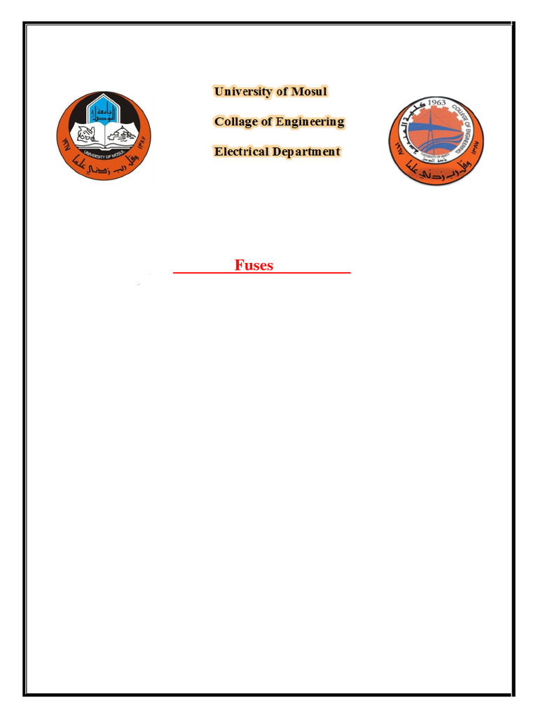 Fuses Pdf Fuse Electrical Manufactured Goods