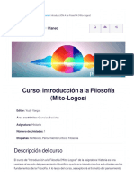 IntroducciÓN A La FilosofÍA (Mito-Logos)