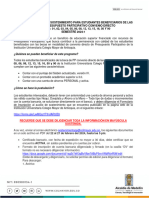 Convocatoria Auxilio de Sostenimiento 2024 1