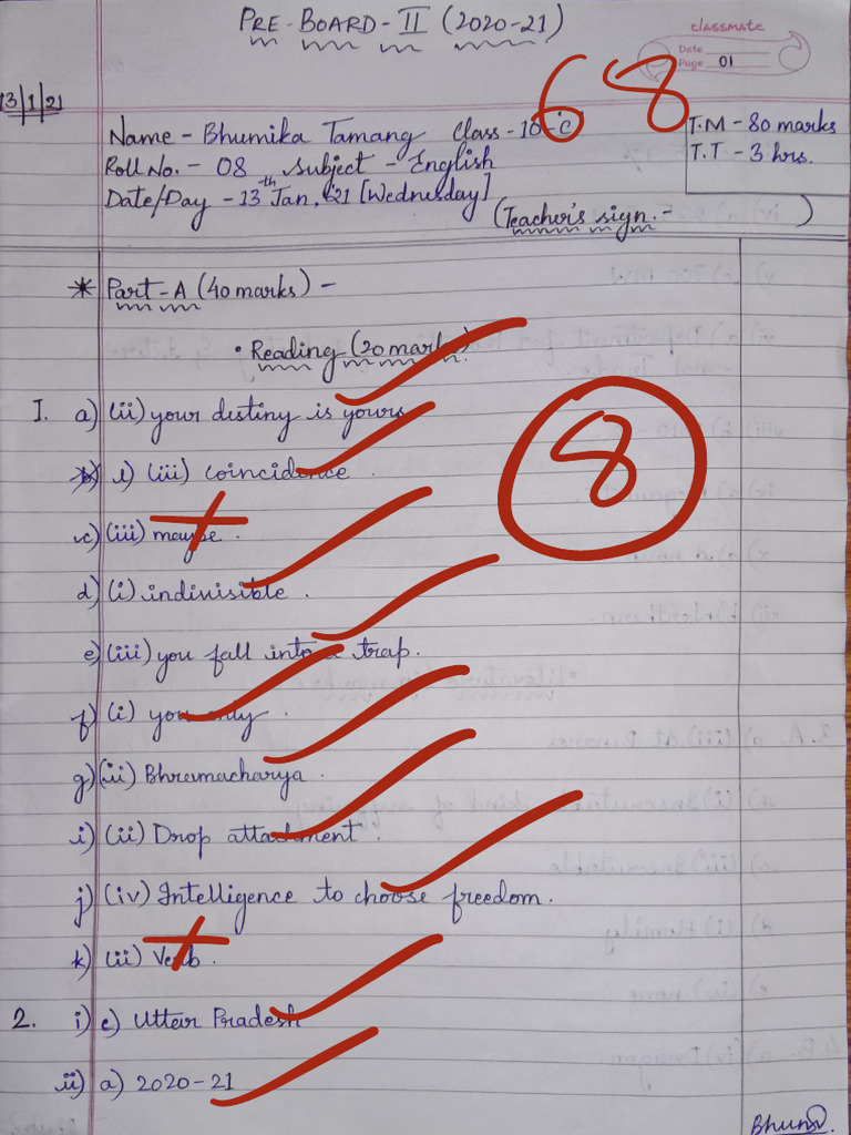 Classmate Assignment Overview 2021 | PDF