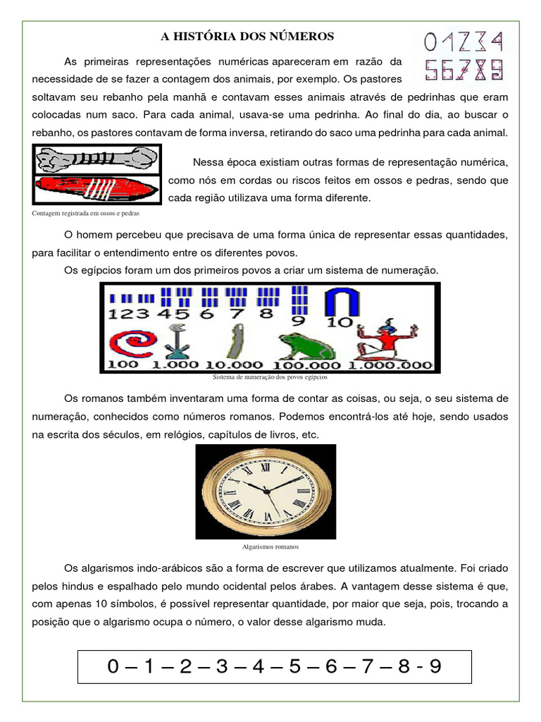 A História Dos Números | PDF