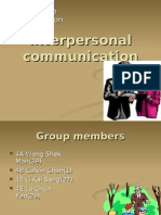 Interpersonal Communication