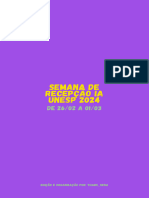 Programação Semana de Recepção (Atualizada Atividade Fomento)