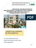 Protocolo de Lesiones de Pie Diabetico