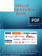 Types of Accounts in A Bank