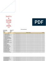 Daftar Nilai Siswa