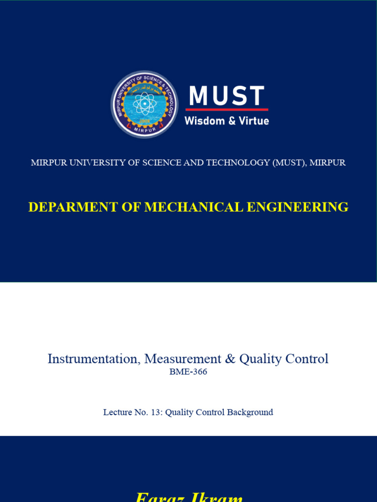 Quality Control Overview and History | PDF | Quality Assurance ...