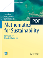 Roe Et Al., 2018. Mathematics For Sustainability